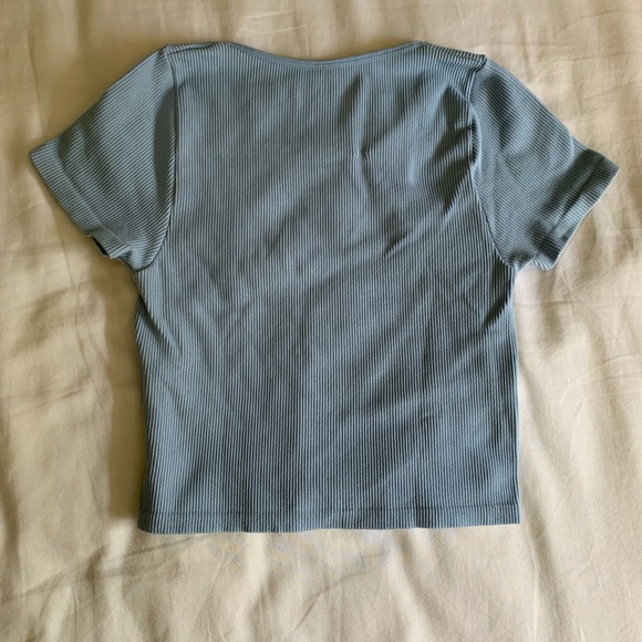 pacsun crop top (blue) - Picture 3 of 3